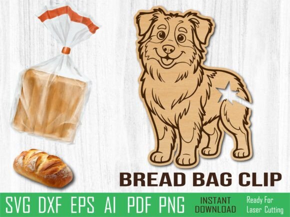 Australian Shepherd Dog Bread Clip SVG Review