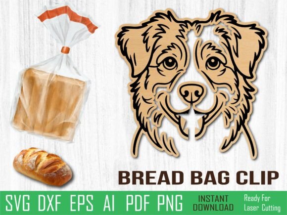 Border Collie Bread Clip Embroidery Review