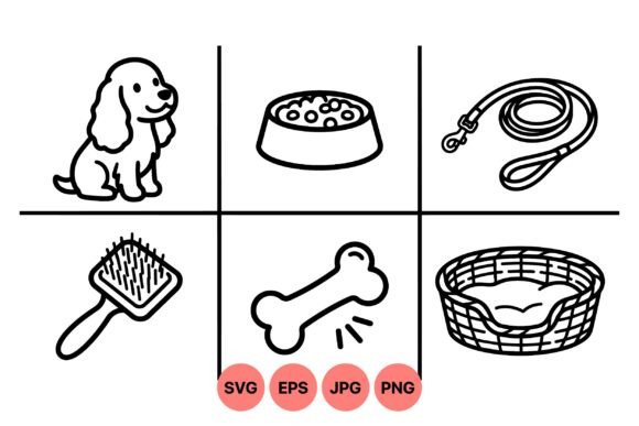 Cute Pet Care Vector Icons Review