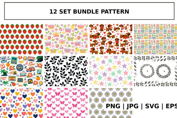 Cute Seamless Pattern Bundle Collection Review