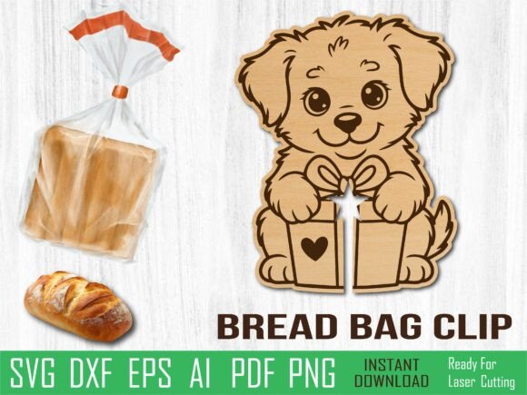 Dog Gift Bread Clip Laser Cut Design Review