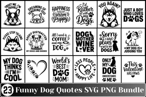 Funny Dog Saying SVG Dog Lover Bundle Review