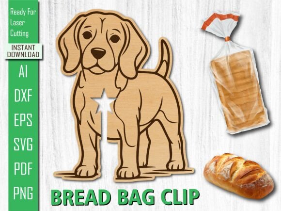 Laser Cut Dog Bread Clip Design Review