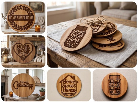 Laser Cut Home Sweet Home Sign Bundle Review