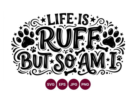 Life is Ruff but so Am I Hand Lettering Review