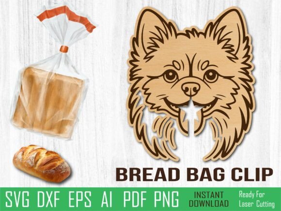 Pomeranian Bread Clip Laser Cut Design Review