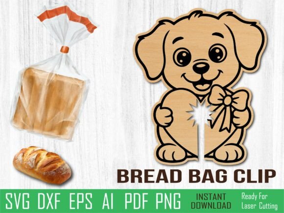 Puppy Bread Clip Laser Cut Design Review